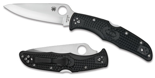 Spyderco Endura 4 Folder 3.75 in Plain Zome Green FRN Handle