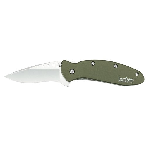 Kershaw Scallion Assisted 2.5 in BB Plain Blue Aluminum