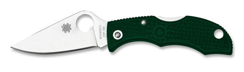 Spyderco Ladybug3 Folder 1.94in Plain Foliage Green FRN Hndl